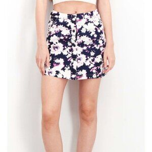 adidas Snap Front Multi Colored  Mini Skirt with Pockets Women’s Size XS